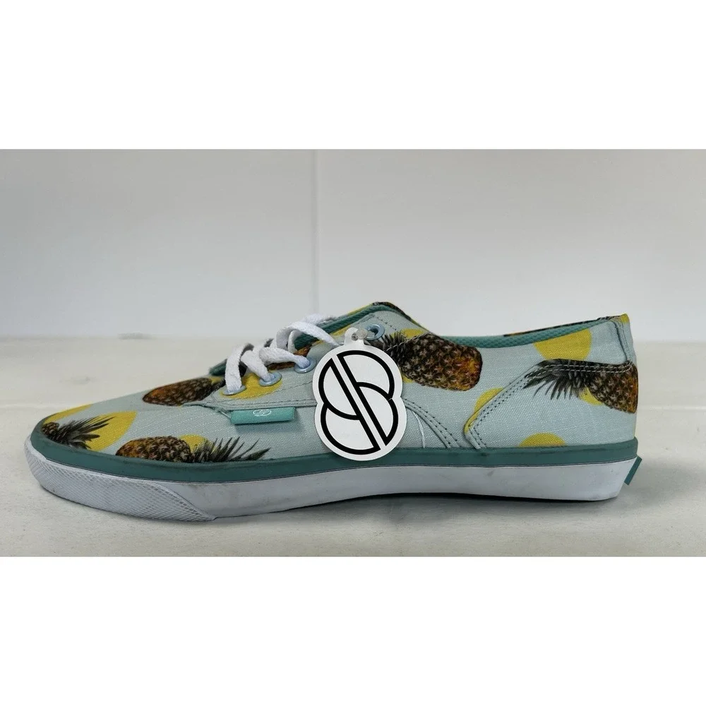 NWT Radii AXEL Mint Pineapple Lace Up Sneakers Shoes Men's Size 8 FM1052